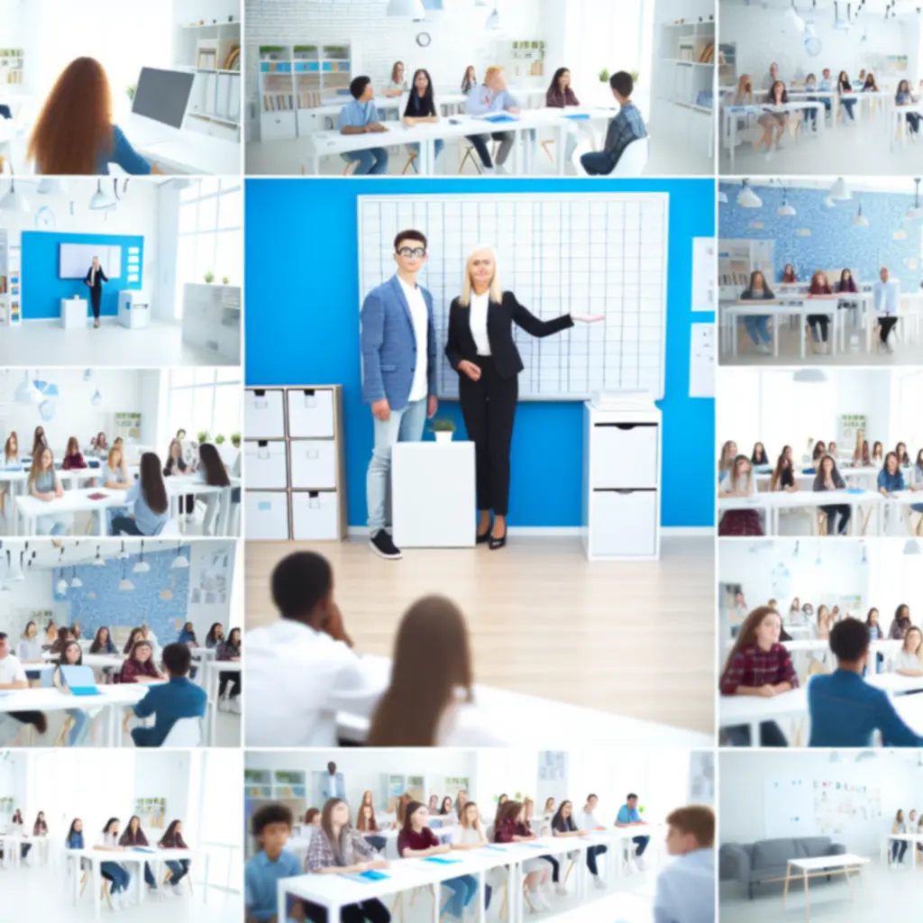 Angol nyelvóra időbeosztásának áttekintése egy modern tanteremben