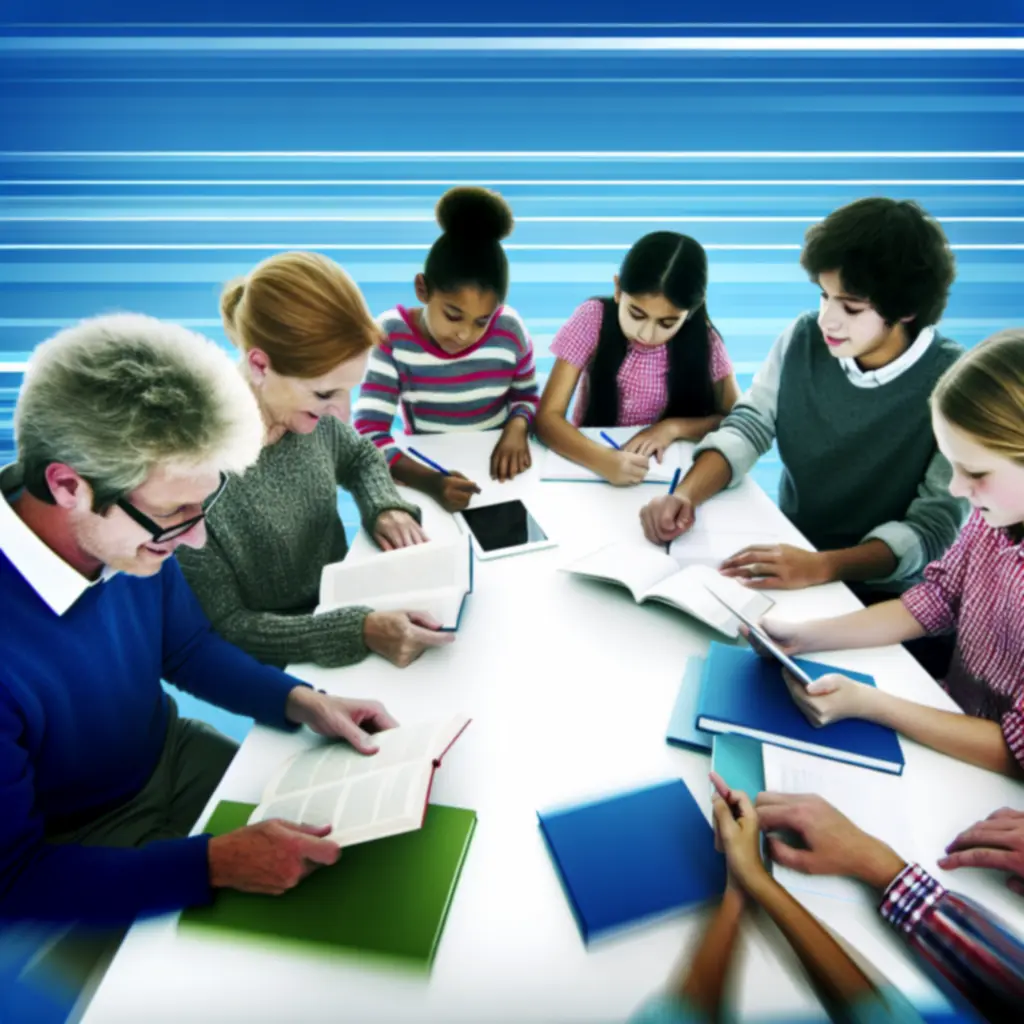 Csoportos angolóra tanulókkal az English Pro Academy képzésein