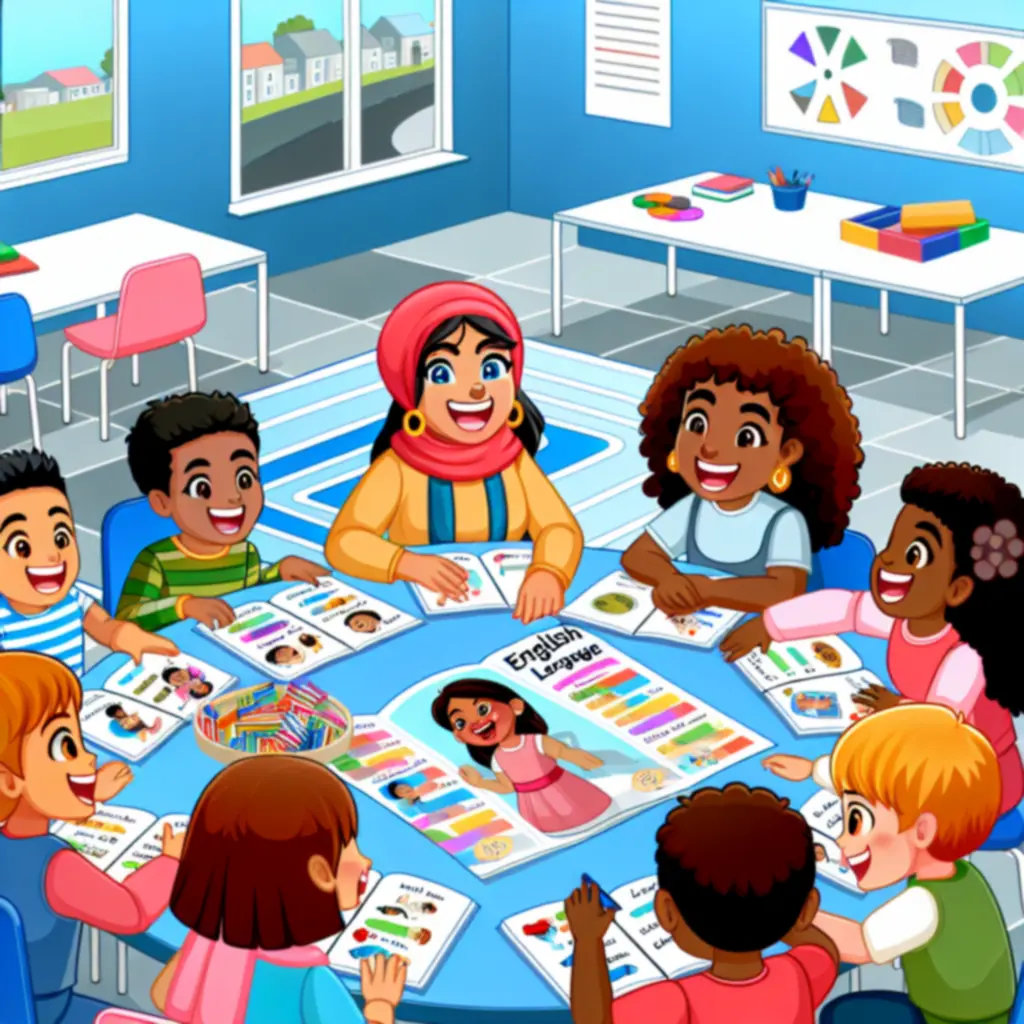 Gyerekek angolul tanulnak játékos foglalkozáson